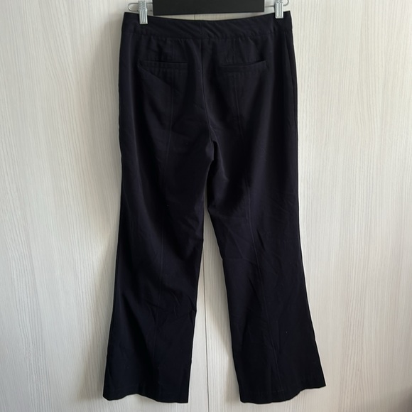 St Johns Wide-Leg Pants trousers stitched detailing on the seems. Navy. Size 8 - Picture 7 of 11